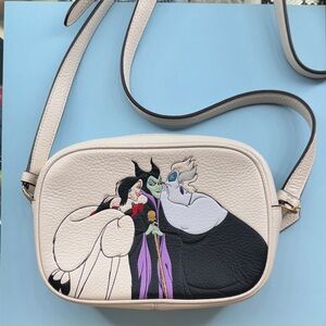 Coach Disney Villains Crossbody Bag in Cream and Black